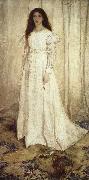 James Mcneill Whistler The girl in white painting